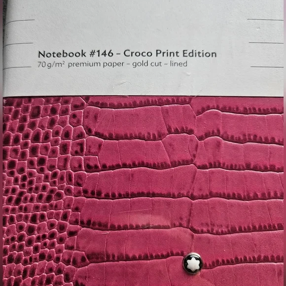 Pink Crocodile Embossed Notebook - Picture 4 of 6